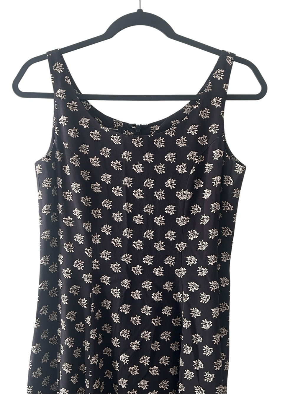 Et Vous Vintage Black Floral Tank Dress - Women's Sleeveless Sundress - Picture 2 of 7